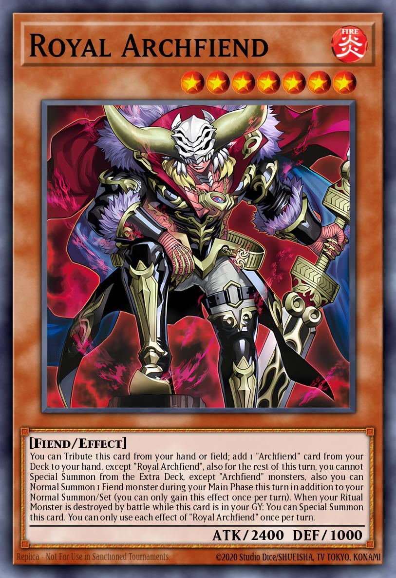 BPRO-EN014 - Royal Archfiend - Starlight Rare - Burst Protocol BPRO-EN014 - Royal Archfiend - Starlight Rare - Burst Protocol