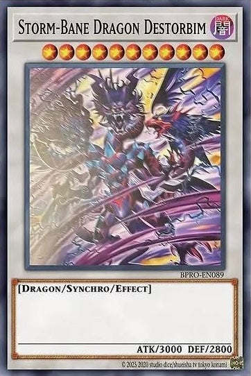 BPRO-EN089 - Storm-Bane Dragon Destorbim - Common - Burst Protocol PRE-ORDER