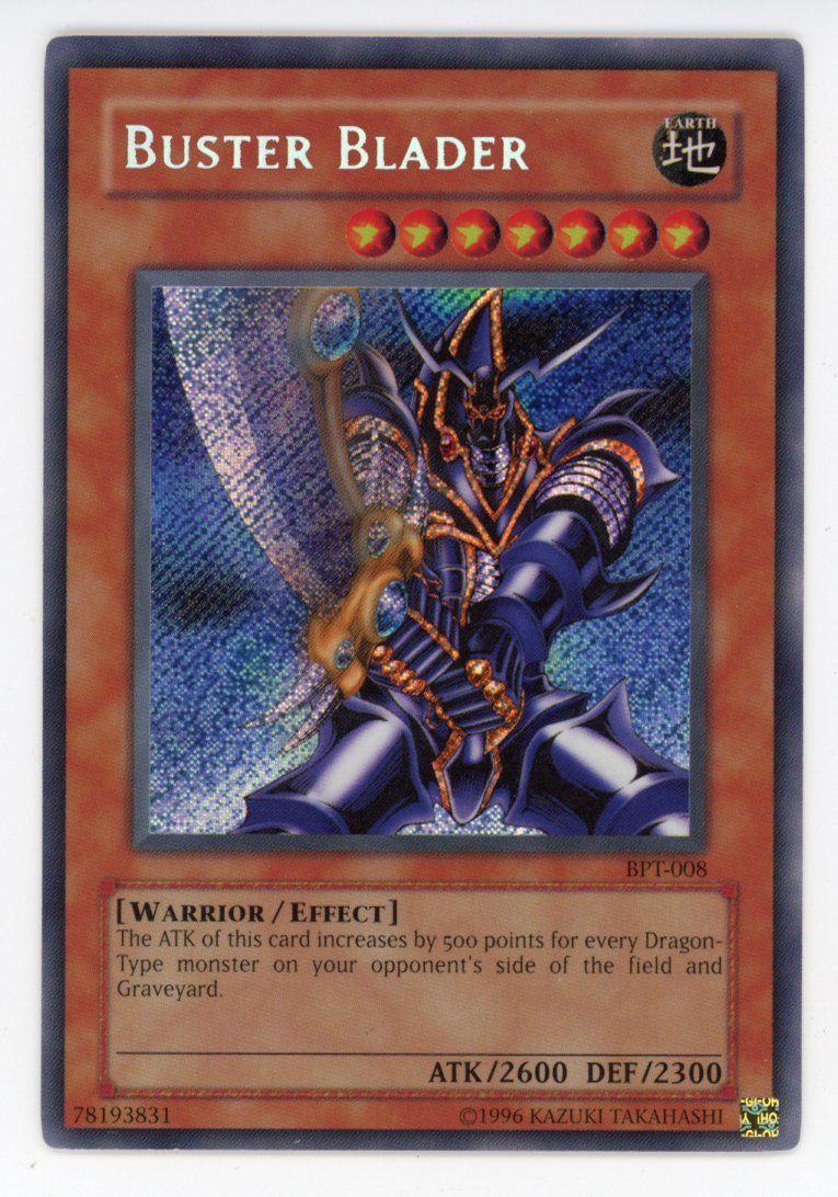 BPT-EN008 - Buster Blader - Secret Rare - EX - Promo