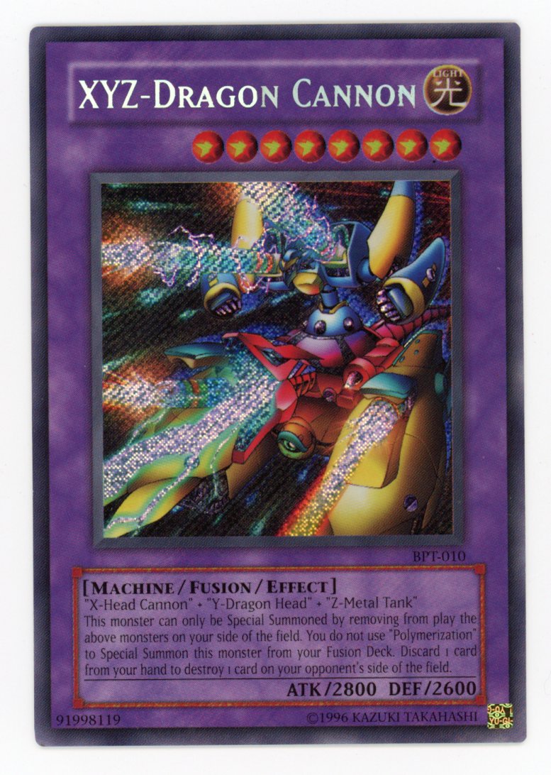 BPT-010 - XYZ-Dragon Cannon - Secret Rare - 2003 Collectors Tin - LP