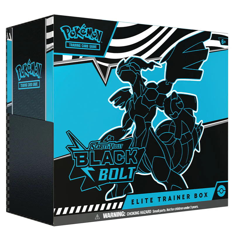 Pokemon Scarlet & Violet 10.5 Black Bolt Elite Trainer Box - 1 Per Customer