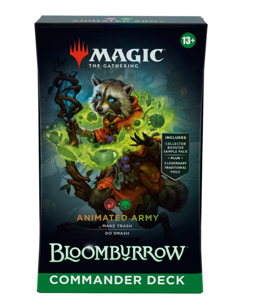 Magic the Gathering - Bloomburrow Commander Deck - Animated Army