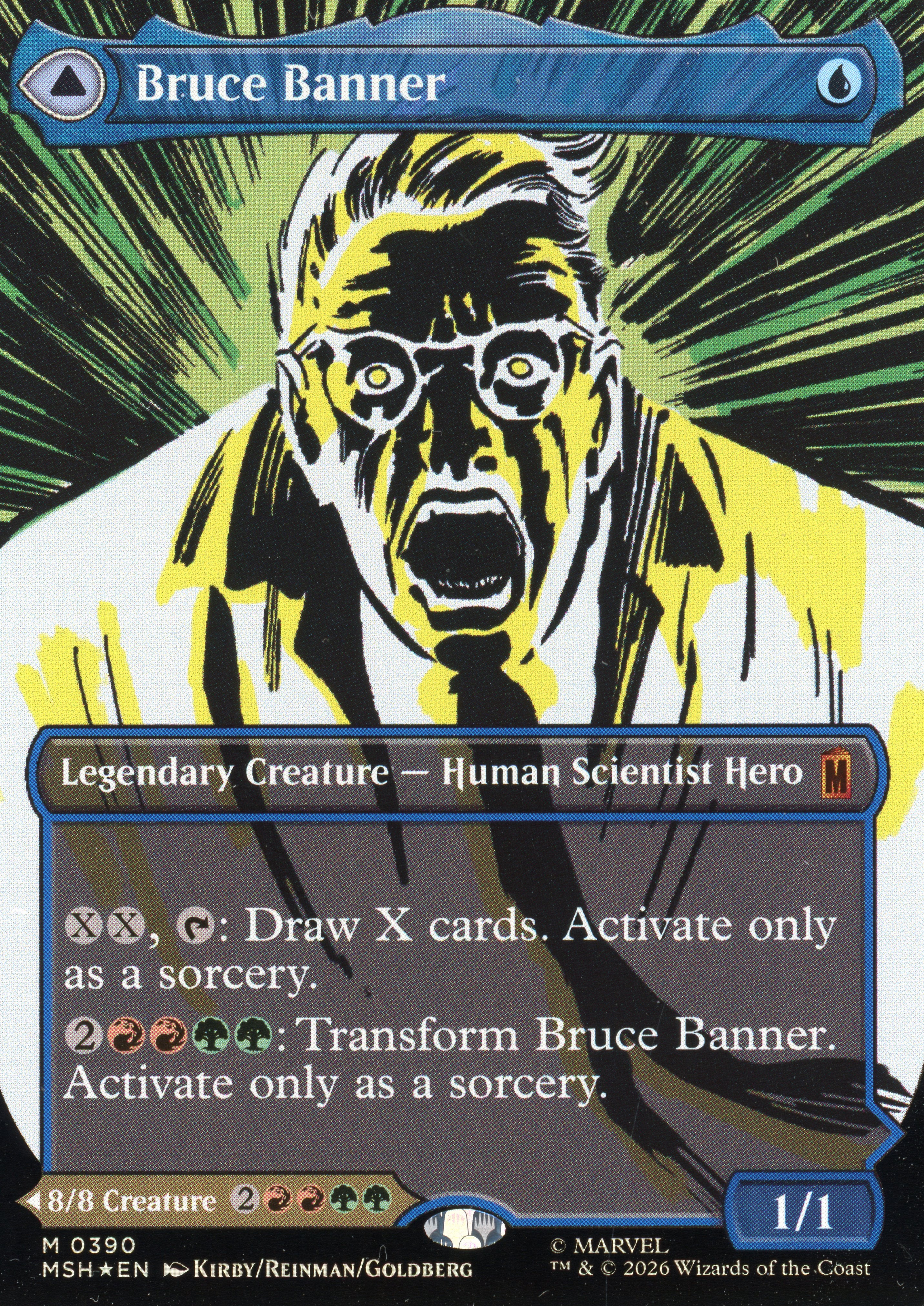 Bruce Banner // The Incredible Hulk - Mythic - Marvel Super Heroes - MSH-0390 (Foil)