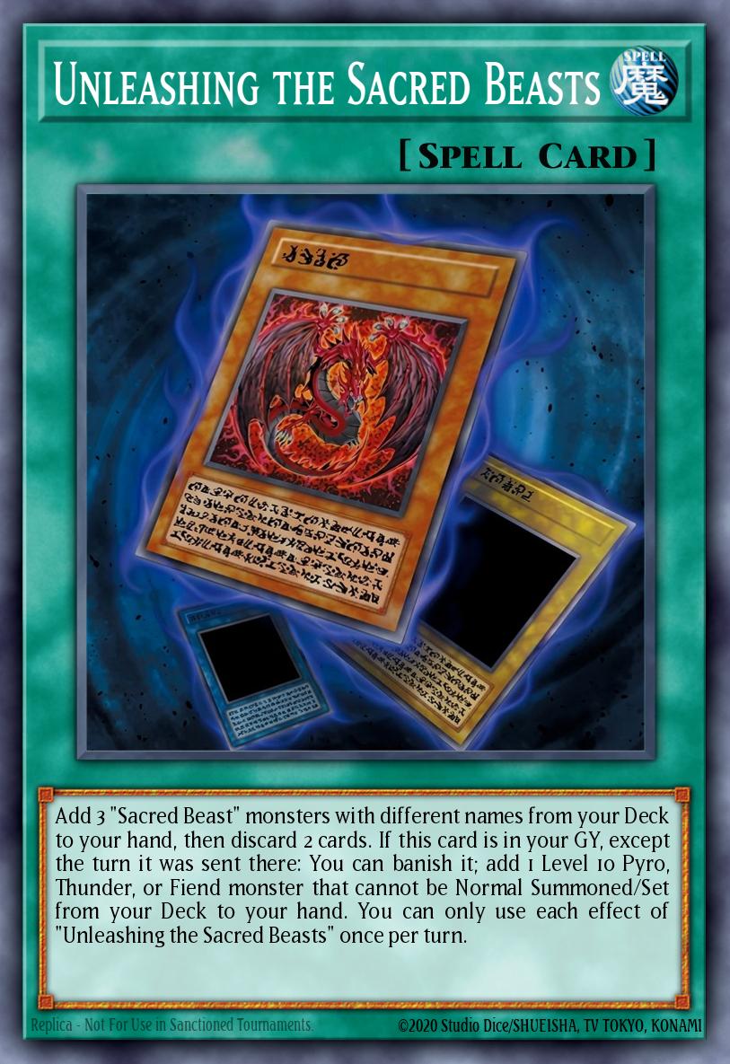CORI-EN047 - Sacred Beasts Released - Super Rare - Chaos Origins