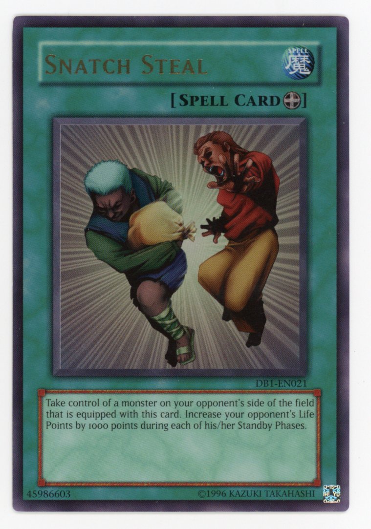 DB1-EN021 - Snatch Steal - Ultra Rare - Dark Beginning 1 NM
