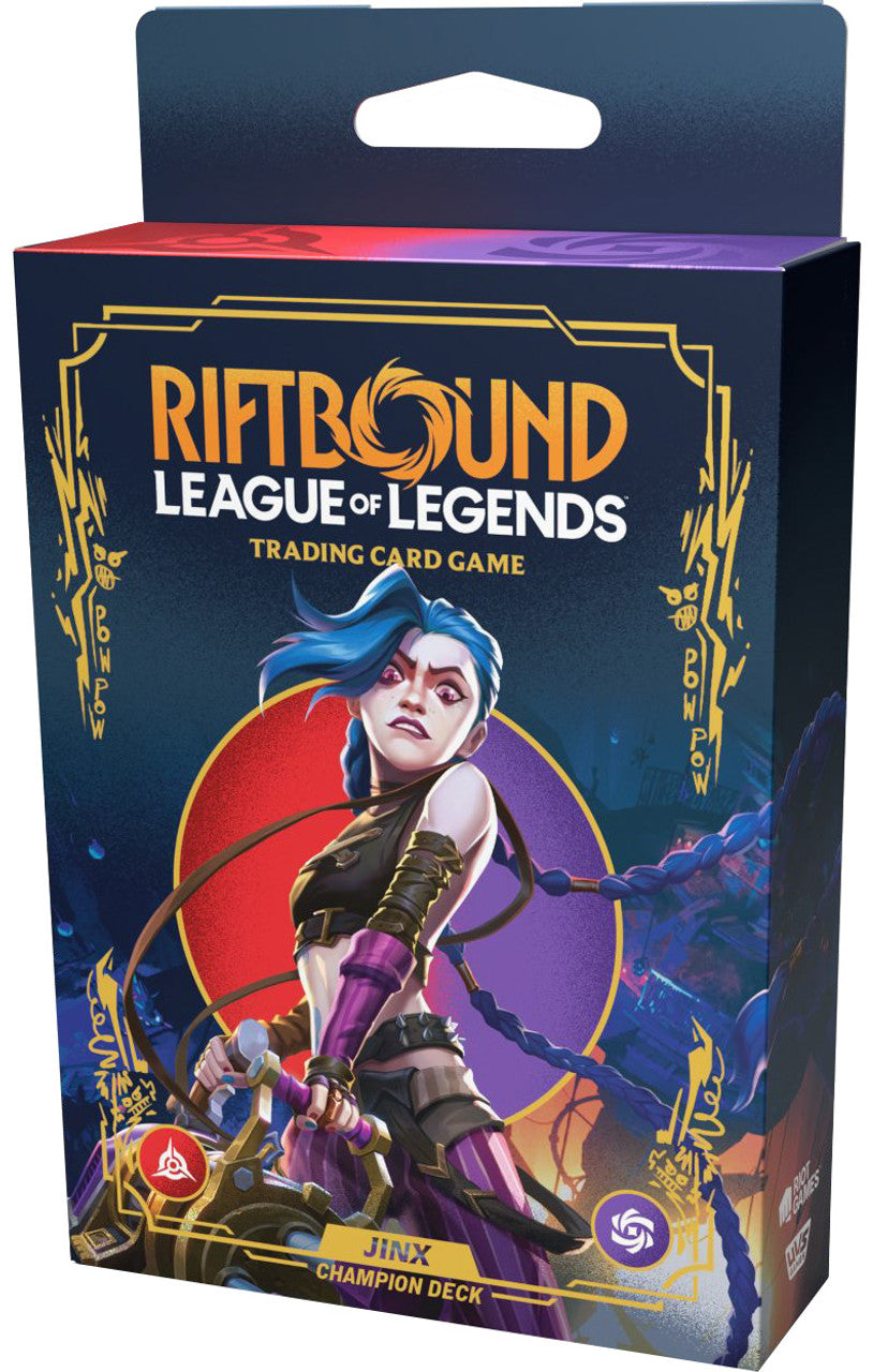Riftbound Origins Jinx Champion Deck- Riftbound League of Legends TCG - Origins