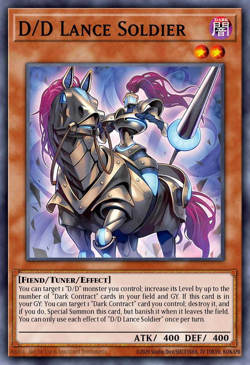 DOOD-EN001 - D/D Lance Soldier - Common - Doom Of Dimensions