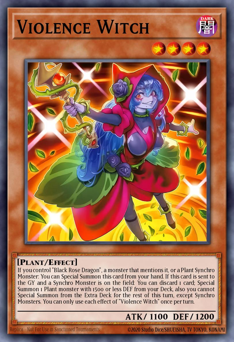 dark witch yugioh card DOOD-EN004 - Violence Witch - Unknown