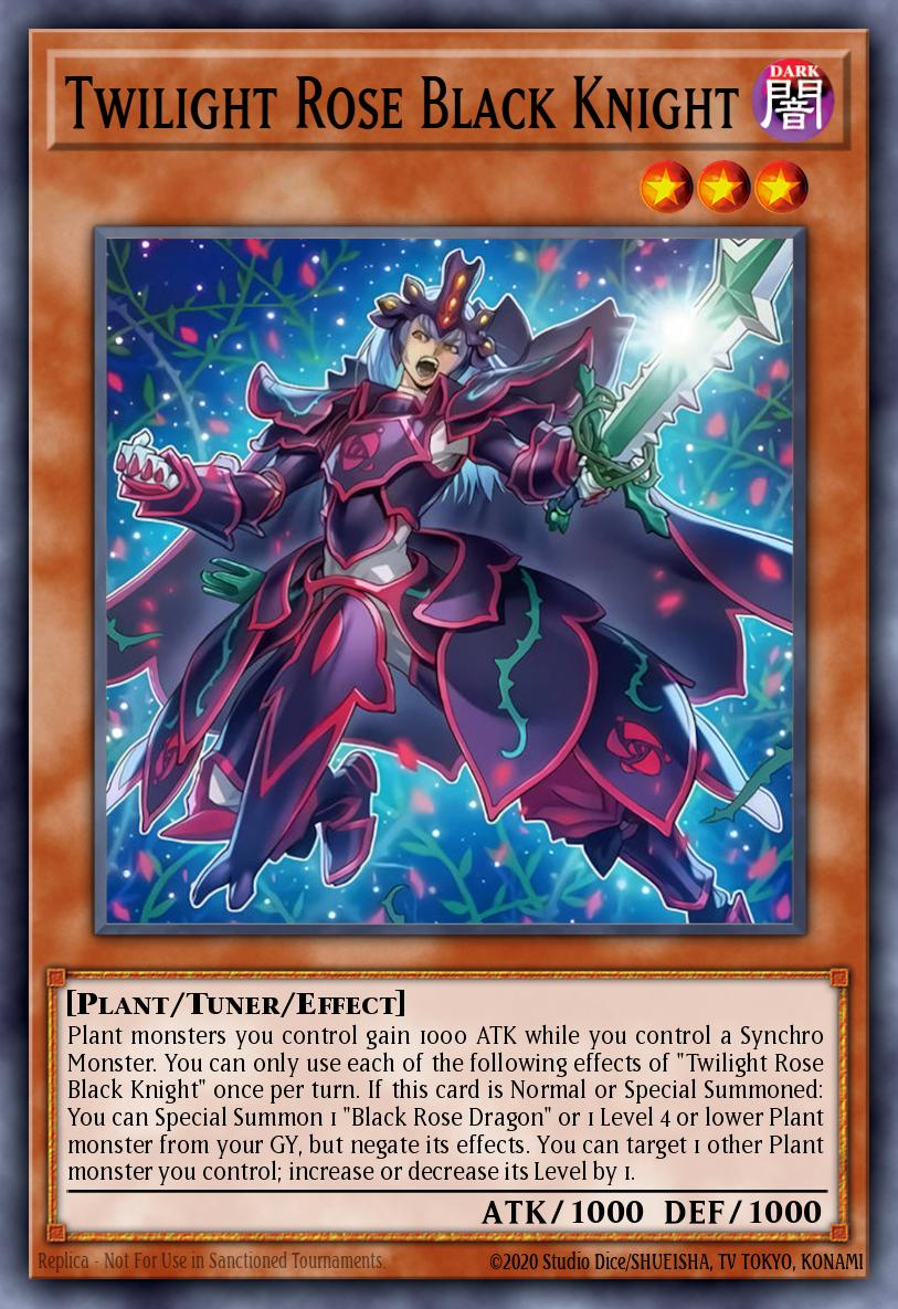 DOOD-EN005 - Twilight Rose Black Knight - Common - Doom Of Dimensions