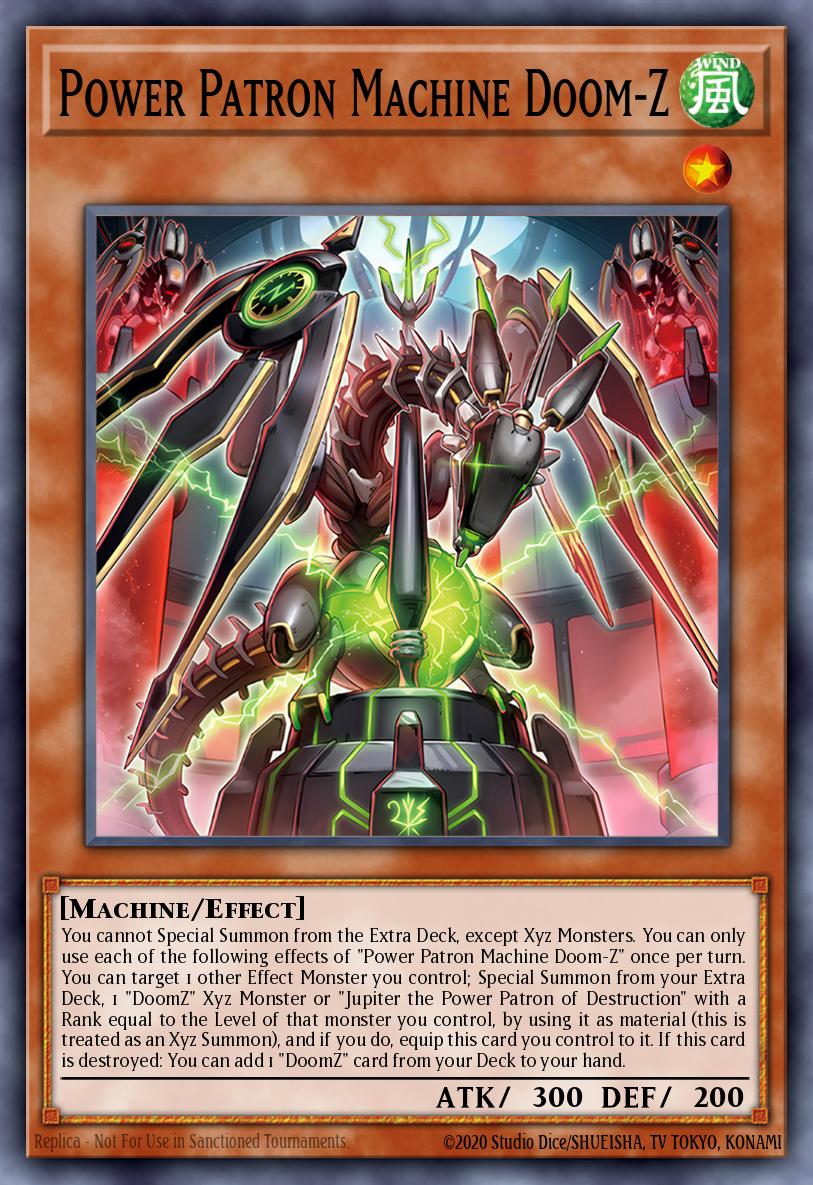 DOOD-EN011 - Power Patron Machine Doom-Z - Super Rare - Doom Of Dimensions