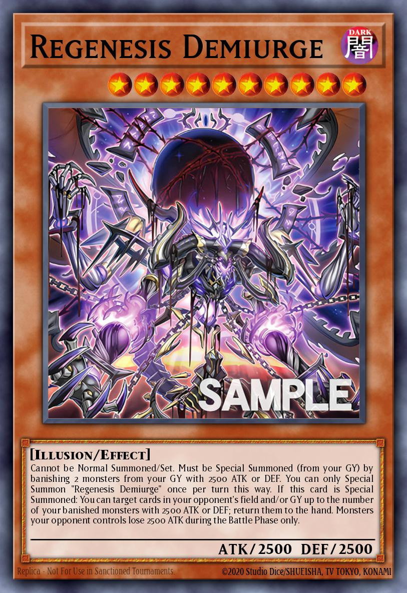 DOOD-EN022 - Regenesis Overlord - Super Rare - Doom Of Dimensions