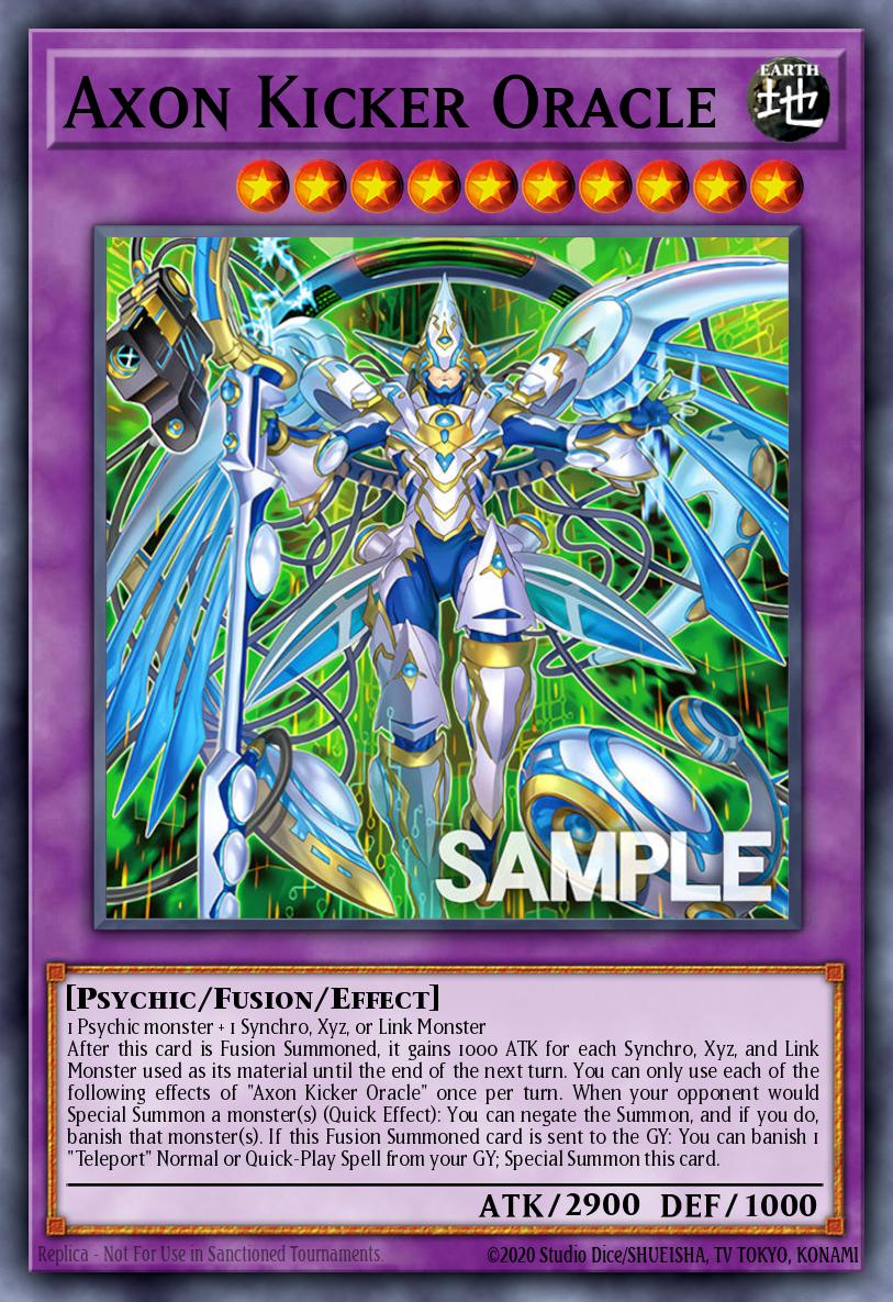 DOOD-EN037 - Axon Kicker Oracle - Super Rare - Doom Of Dimensions