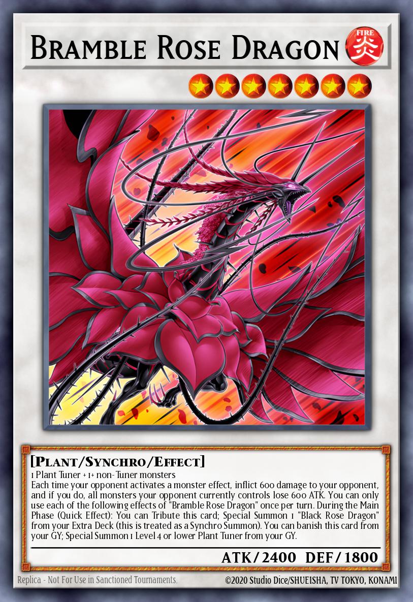 DOOD-EN039 - Bramble Rose Dragon - Secret Rare - Doom Of Dimensions DOOD-EN039 - Bramble Rose Dragon - Secret Rare - Doom Of Dimensions