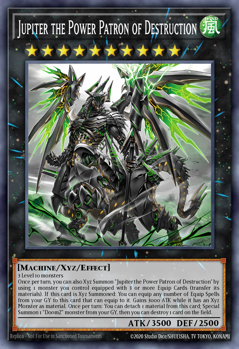 DOOD-EN044 - Jupiter the Power Patron of Destruction - Starlight Rare - Doom Of Dimensions