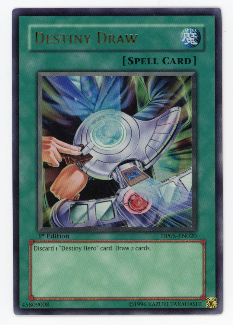 DP05-EN020 - Destiny Draw - Ultra Rare - 1st Edition - Duelist Pack 5 VLP