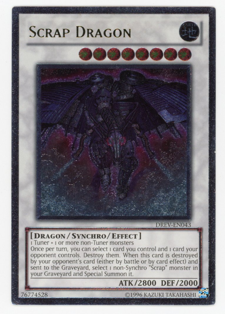 DREV-EN043 - Scrap Dragon - Ultimate Rare - Duelist Revolution VLP