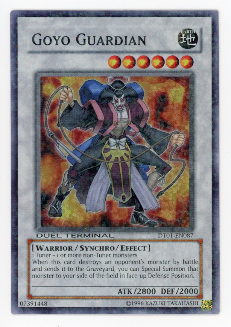 DT01-EN087 - Goyo Guardian - Super Rare - Duel Terminal 1 NM