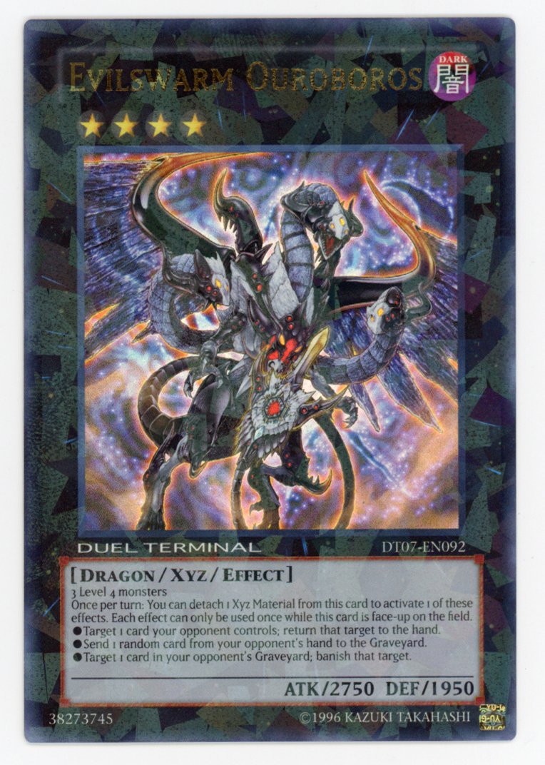 DT07-EN092 - Evilswarm Ouroboros - Ultra Rare - - Duel Terminal 7 NM