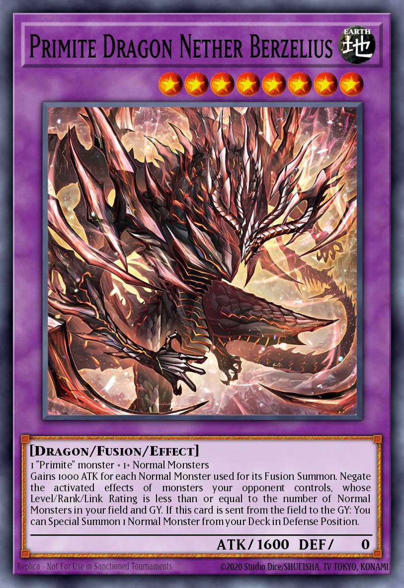DUAD-EN035 - Primite Dragon Nether Berzelius - Ultra Rare - Duelist's DUAD-EN035 - Primite Dragon Nether Berzelius - Ultra Rare - Duelist's