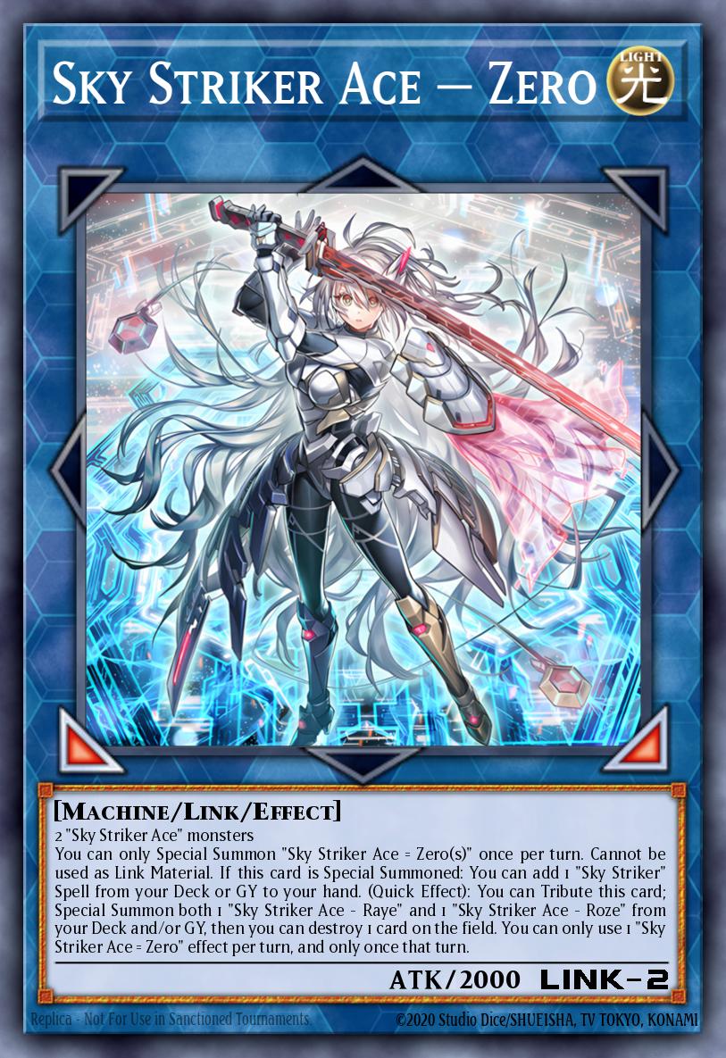 DUAD-EN049 - Sky Striker Ace = Zero - Starlight Rare - Duelist's Advan DUAD-EN049 - Sky Striker Ace = Zero - Starlight Rare - Duelist's Advan
