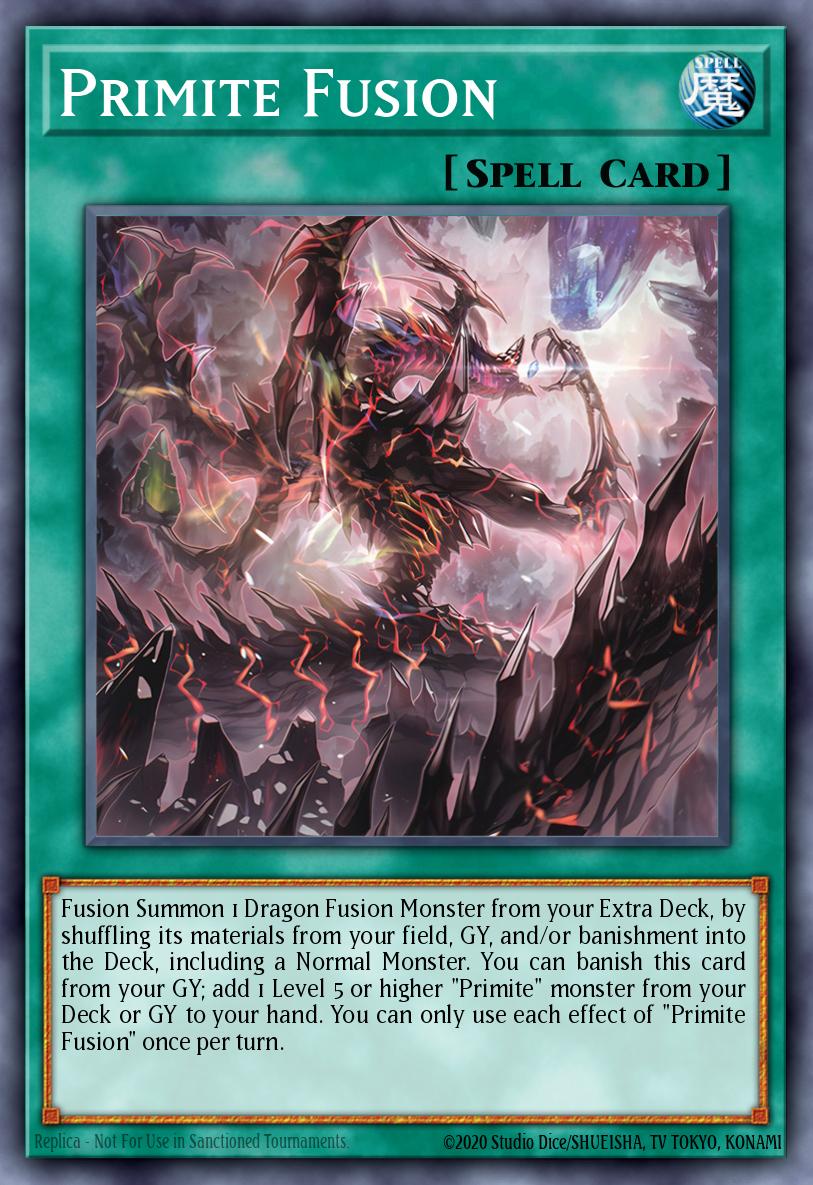 yugioh red eyes fusion cards DUAD-EN065 - Primite Fusion - Super Rare