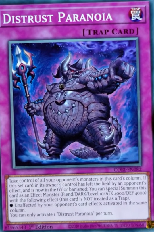 CORI-EN082 - Distrust Paranoia - Common - Chaos Origins