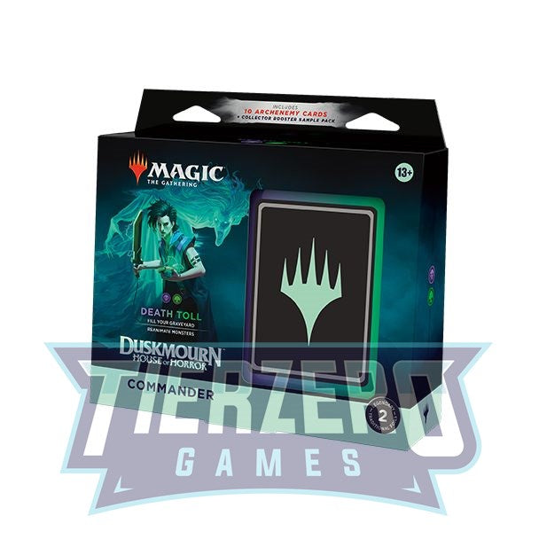 mtg horror deck commander MTG Duskmourn: House of Horror Death Toll Commander Deck