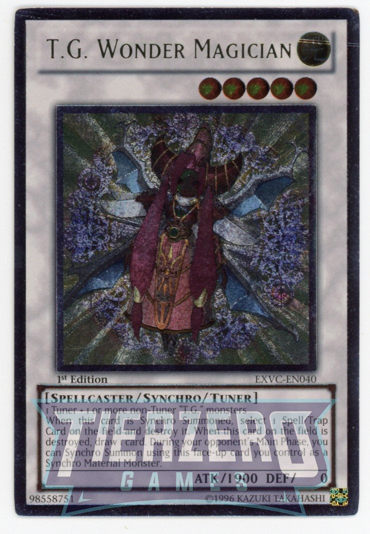 EXVC-EN040 - T.G. Wonder Magician - Ultimate Rare - Extreme Victory - 1st Edition
