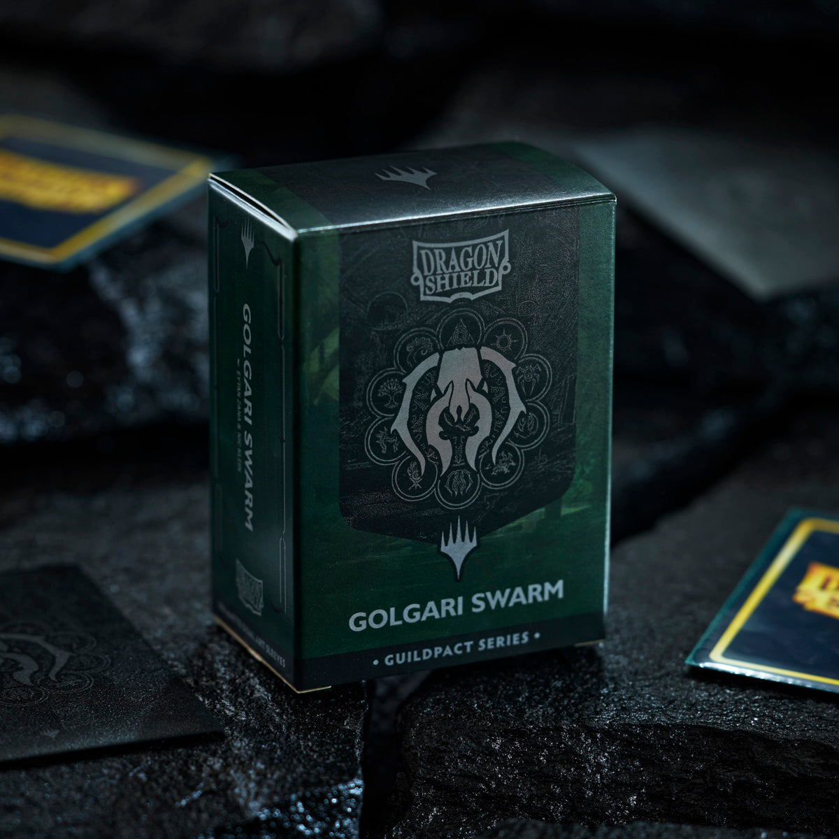 Dragon Shield Guildpact Series Golgari Swarm Matte Dual Art Sleeves box