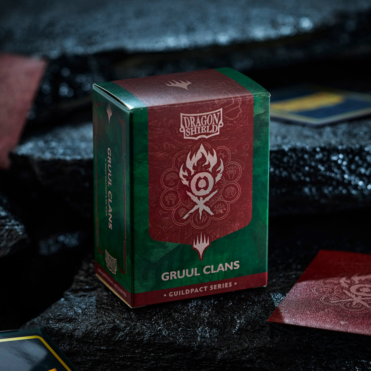 Dragon Shield Guildpact Series Gruul Clans Matte Dual Art Sleeves box