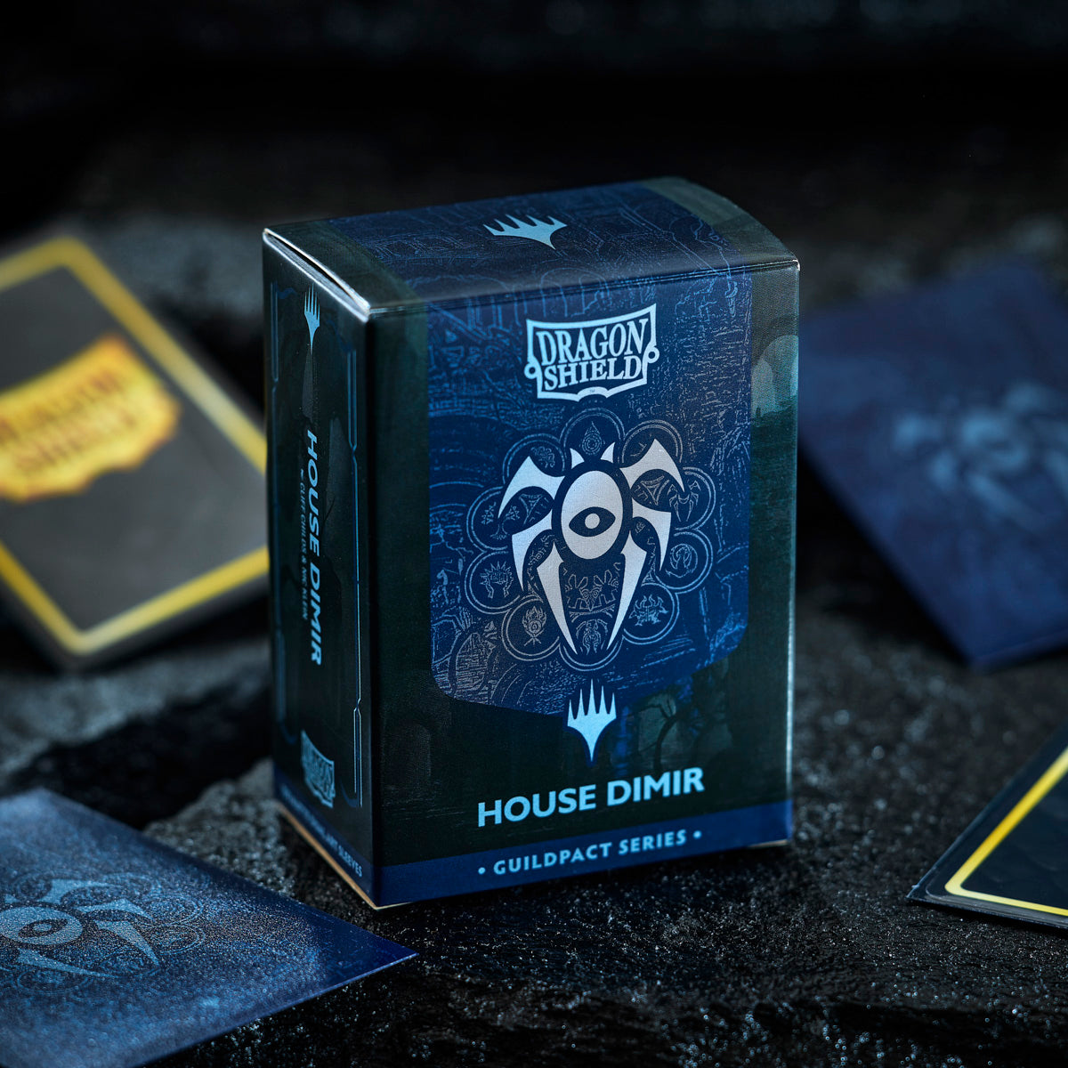 Dragon Shield Guildpact Series House Dimir Matte Dual Art Sleeves box