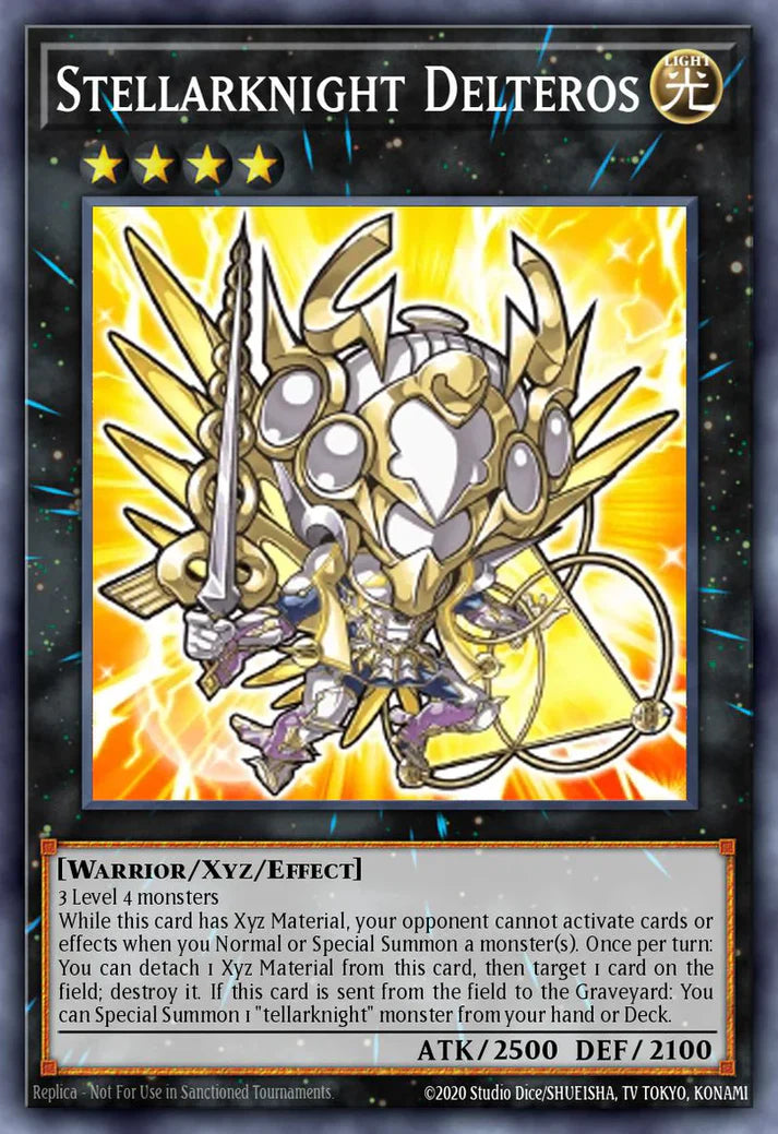 BLGG-EN010 - Stellarknight Delteros (Chibi Artwork) - Starlight Rare - Battles of Legend: Glorious Gallery