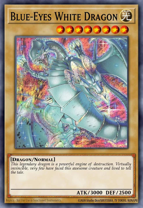 RA04-EN002 - Blue-Eyes White Dragon - Quarter Century Secret Rare - - Quarter Century Stampede