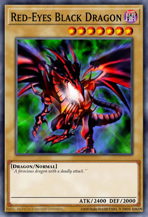 RA04-EN109 - Red-Eyes Black Dragon V1 - Quarter Century Secret Rare - - Quarter Century Stampede