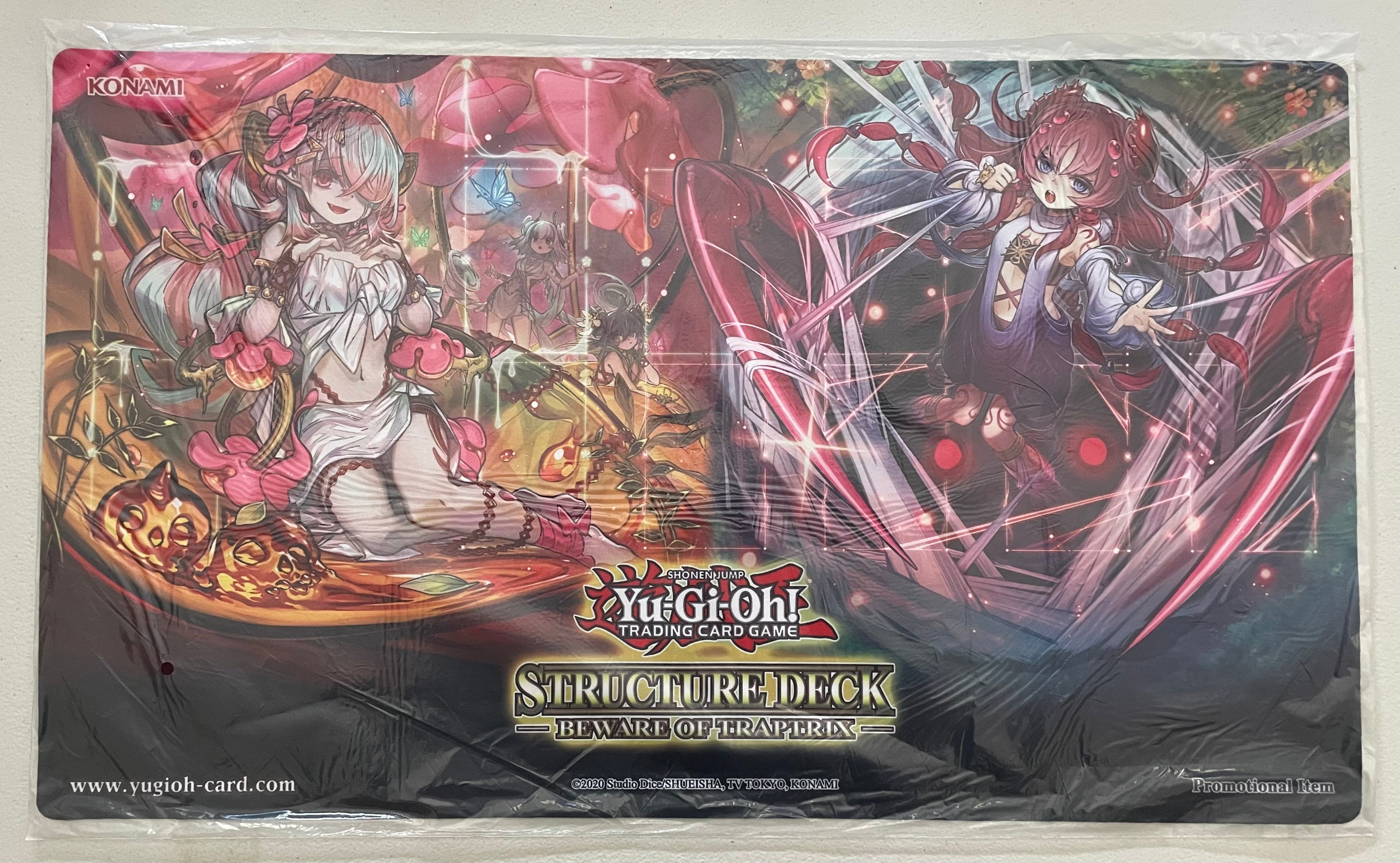 Yugioh Structure Deck Beware of Traptrix Playmat - Sealed Yugioh Structure Deck Beware of Traptrix Playmat - Sealed