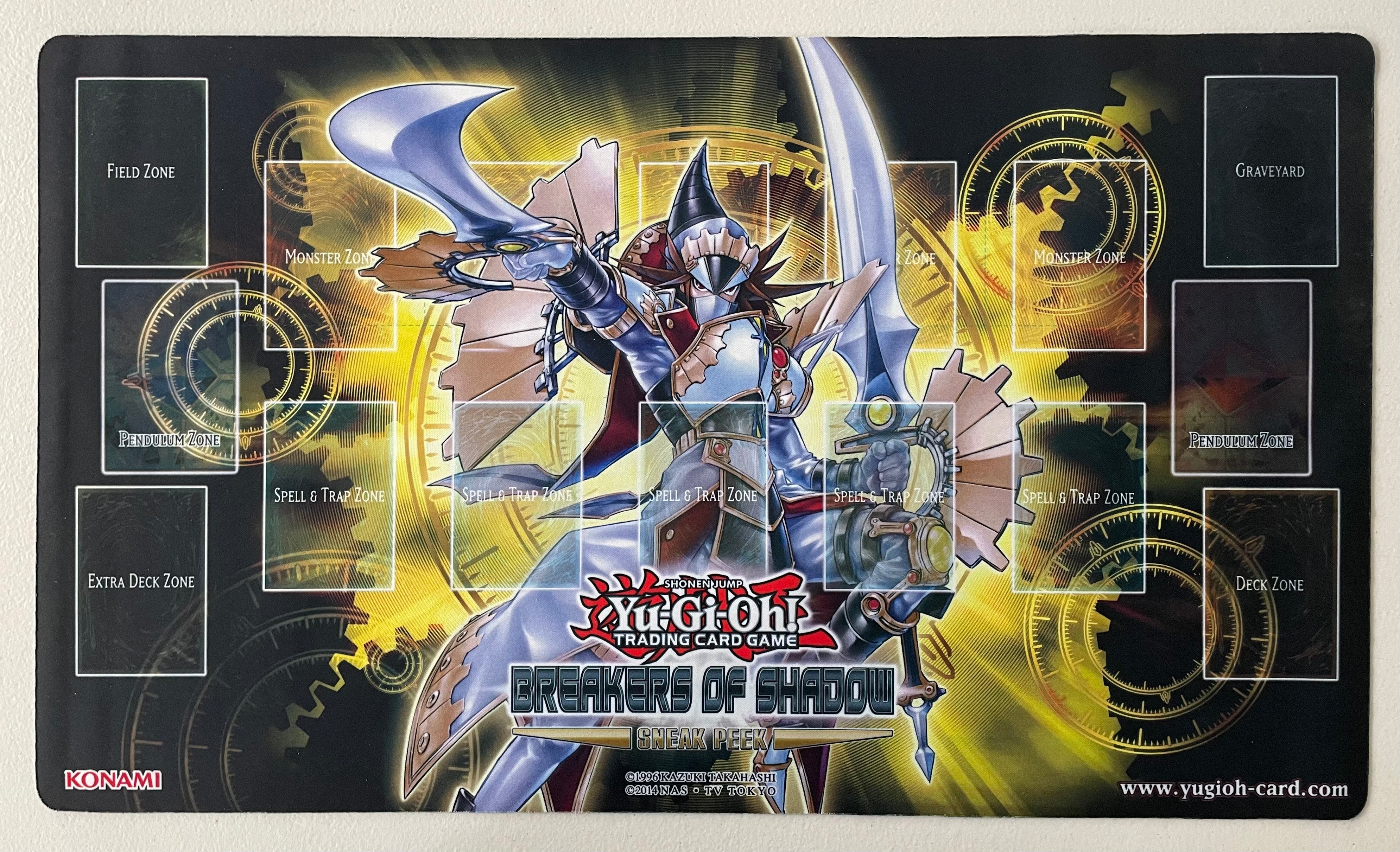 Yugioh Sneak Peek Breakers of Shadow Playmat - Unsealed Yugioh Sneak Peek Breakers of Shadow Playmat - Unsealed