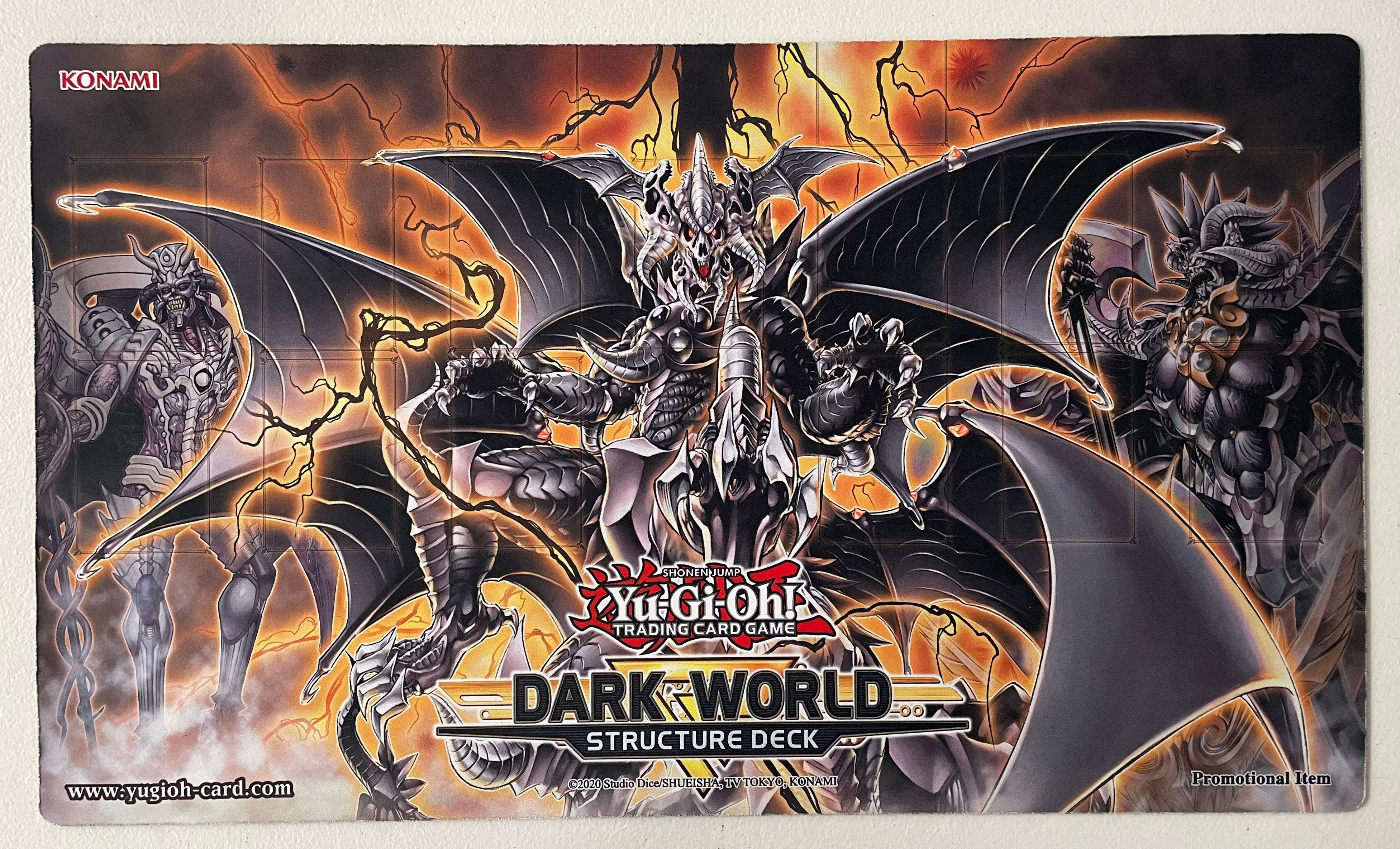 yugioh red eyes structure deck Yugioh Structure Deck Dark World Playmat