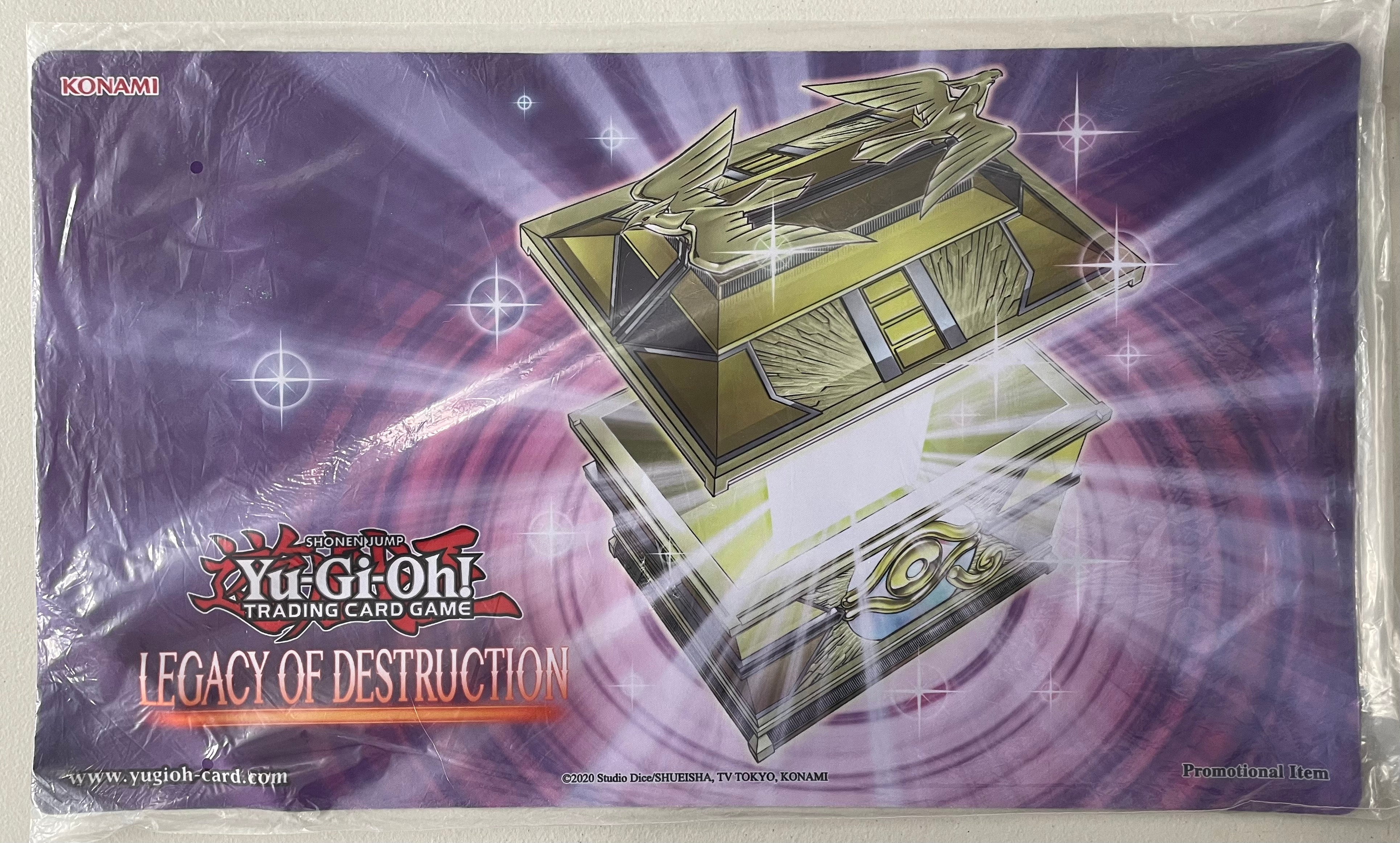 Yugioh Legacy of Destuction Release Event Playmat - Sealed Yugioh Legacy of Destuction Release Event Playmat - Sealed