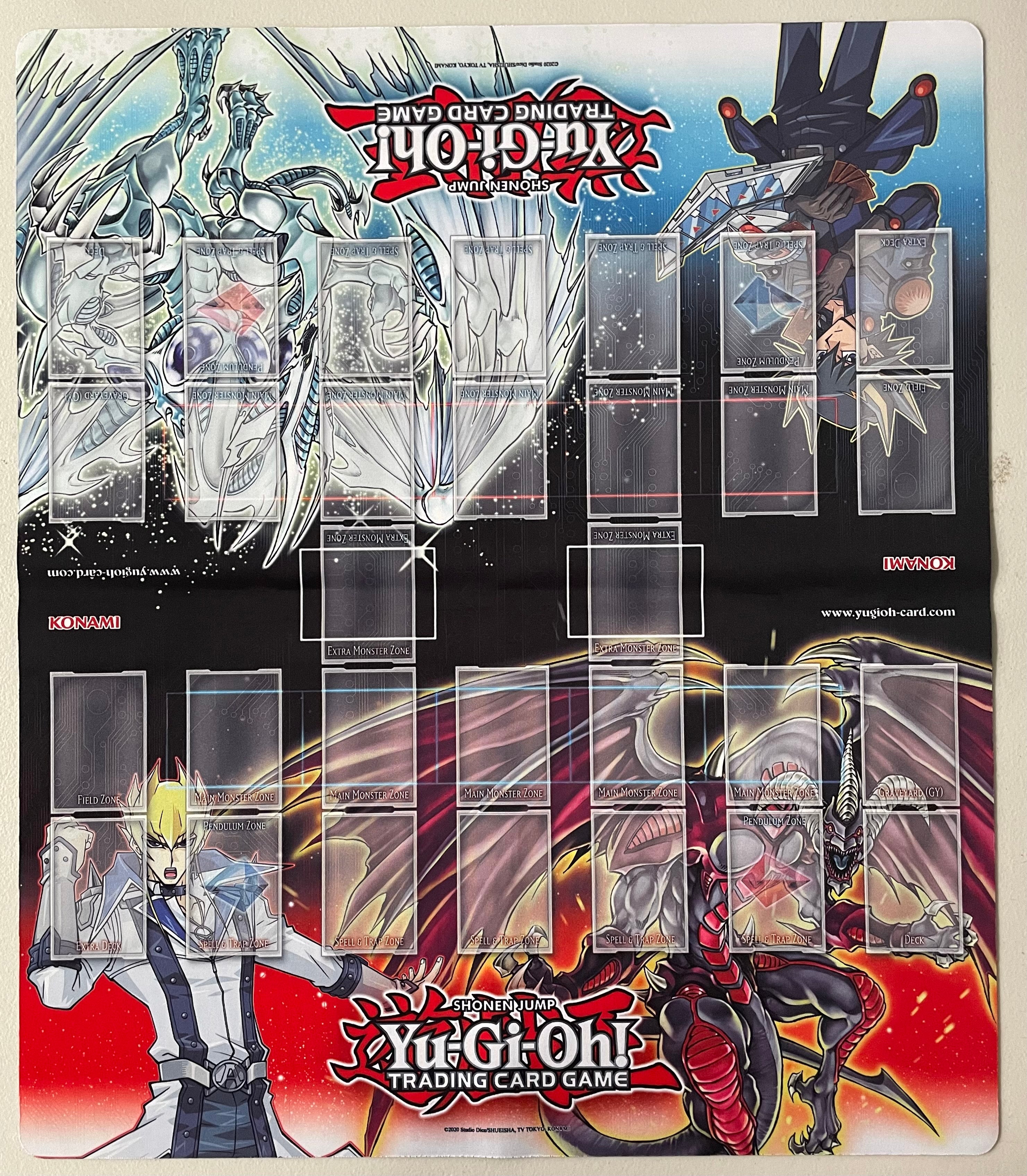 Yugioh Yusei & Jack 2-Player Playmat - Unsealed Yugioh Yusei & Jack 2-Player Playmat - Unsealed