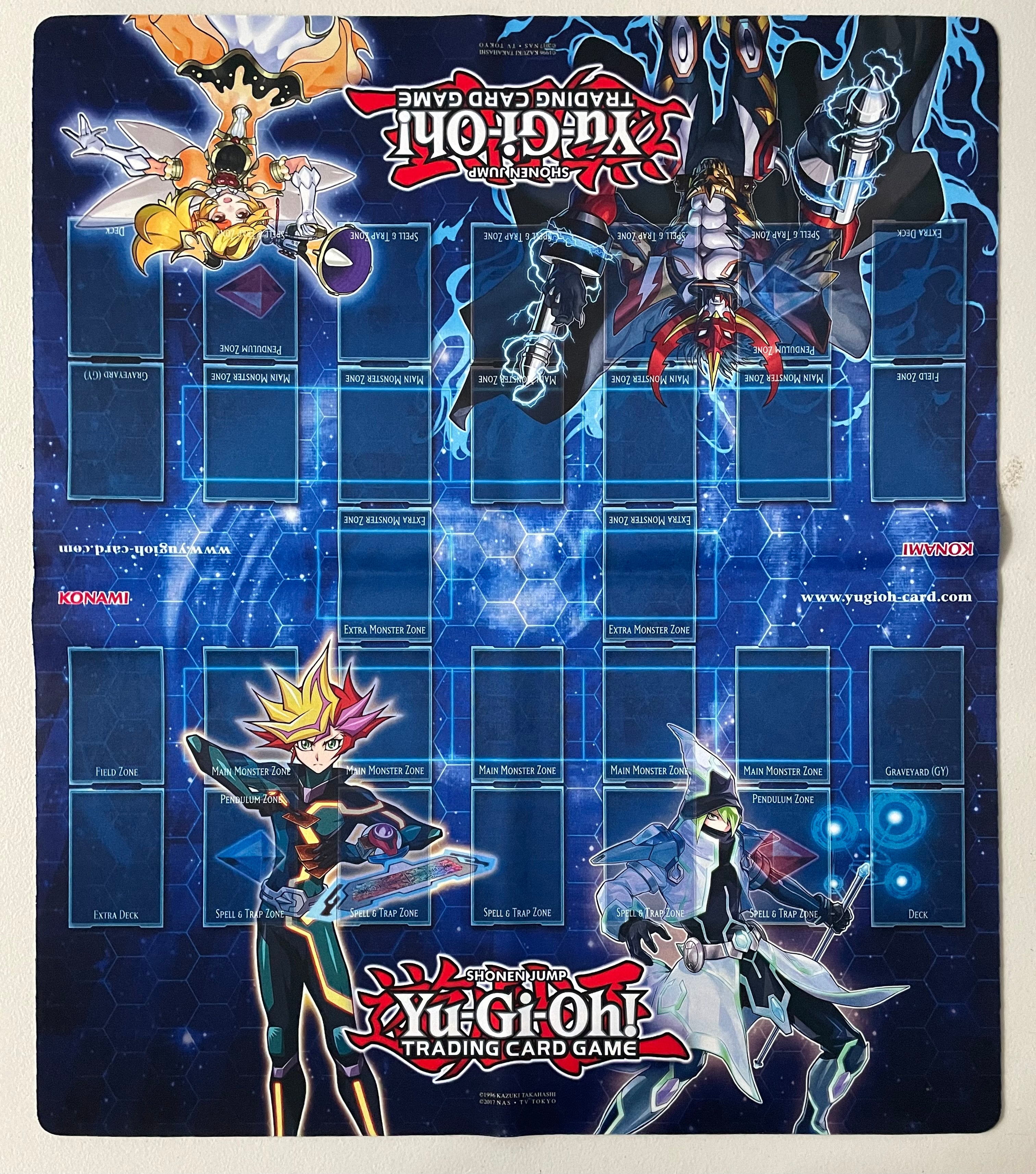 Yugioh Vrains 2018 2-Player Playmat - Unsealed Yugioh Vrains 2018 2-Player Playmat - Unsealed