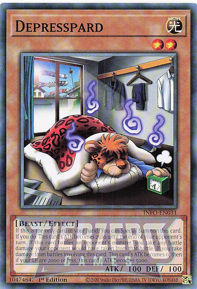 infinite cards yugioh price INFO-EN031 - Depresspard - Common