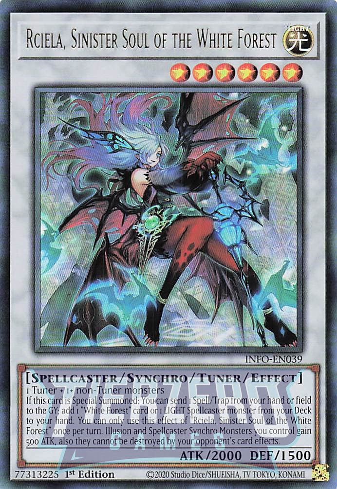spellcaster synchro monsters INFO-EN039 - Rciela, Sinister Soul of the White Forest