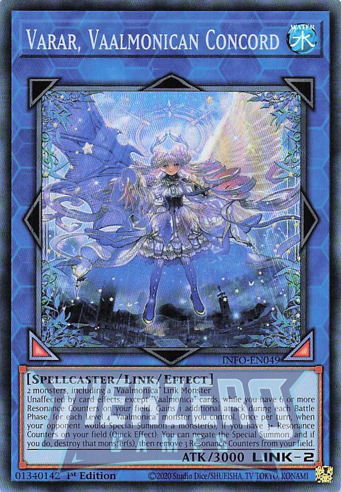 INFO-EN049 - Varar, Vaalmonican Concord - Super Rare - - Infinite Forb INFO-EN049 - Varar, Vaalmonican Concord - Super Rare - - Infinite Forb