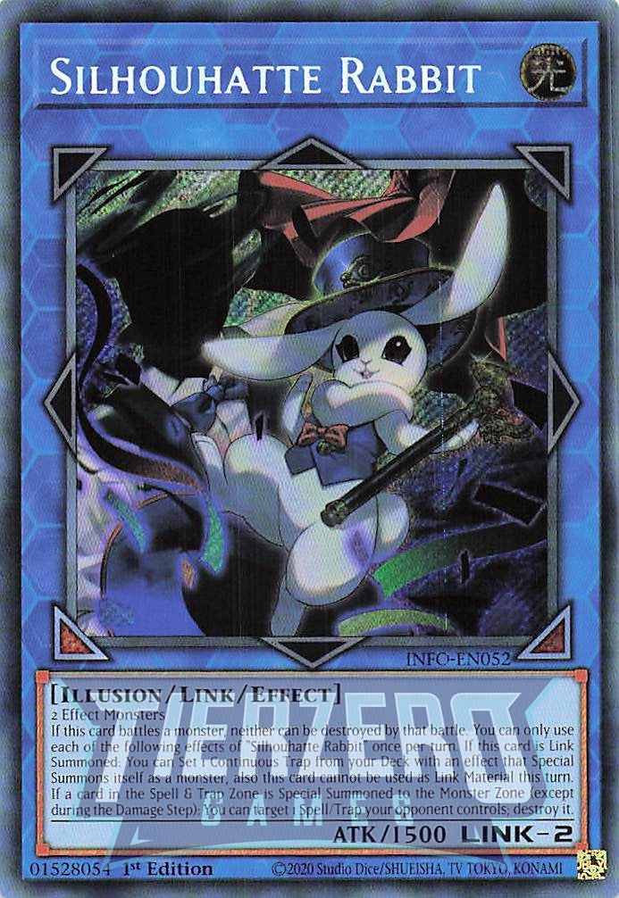 INFO-EN052 - Silhouhatte Rabbit - Secret Rare - - Infinite Forbidden INFO-EN052 - Silhouhatte Rabbit - Secret Rare - - Infinite Forbidden