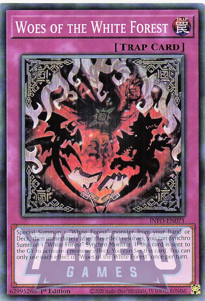 white forest deck yugioh INFO-EN071 - Woes of the White Forest - Common