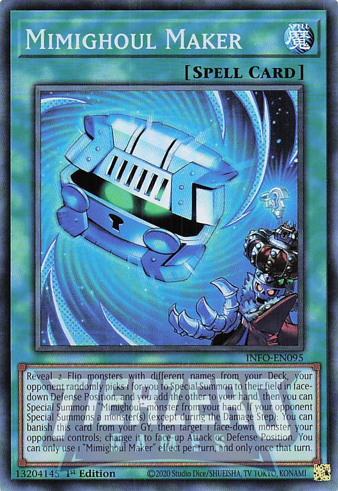 INFO-EN095 - Mimighoul Maker - Super Rare - - Infinite Forbidden INFO-EN095 - Mimighoul Maker - Super Rare - - Infinite Forbidden