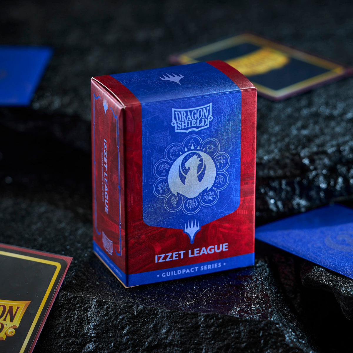 Dragon Shield Guildpact Series Izzet League Matte Dual Art Sleeves box