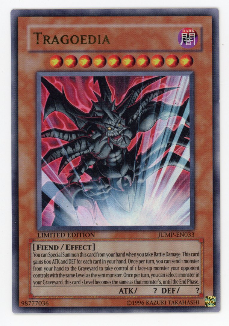 JUMP-EN033 - Tragoedia - Ultra Rare - Shonen Jump Magazine Promos - NM