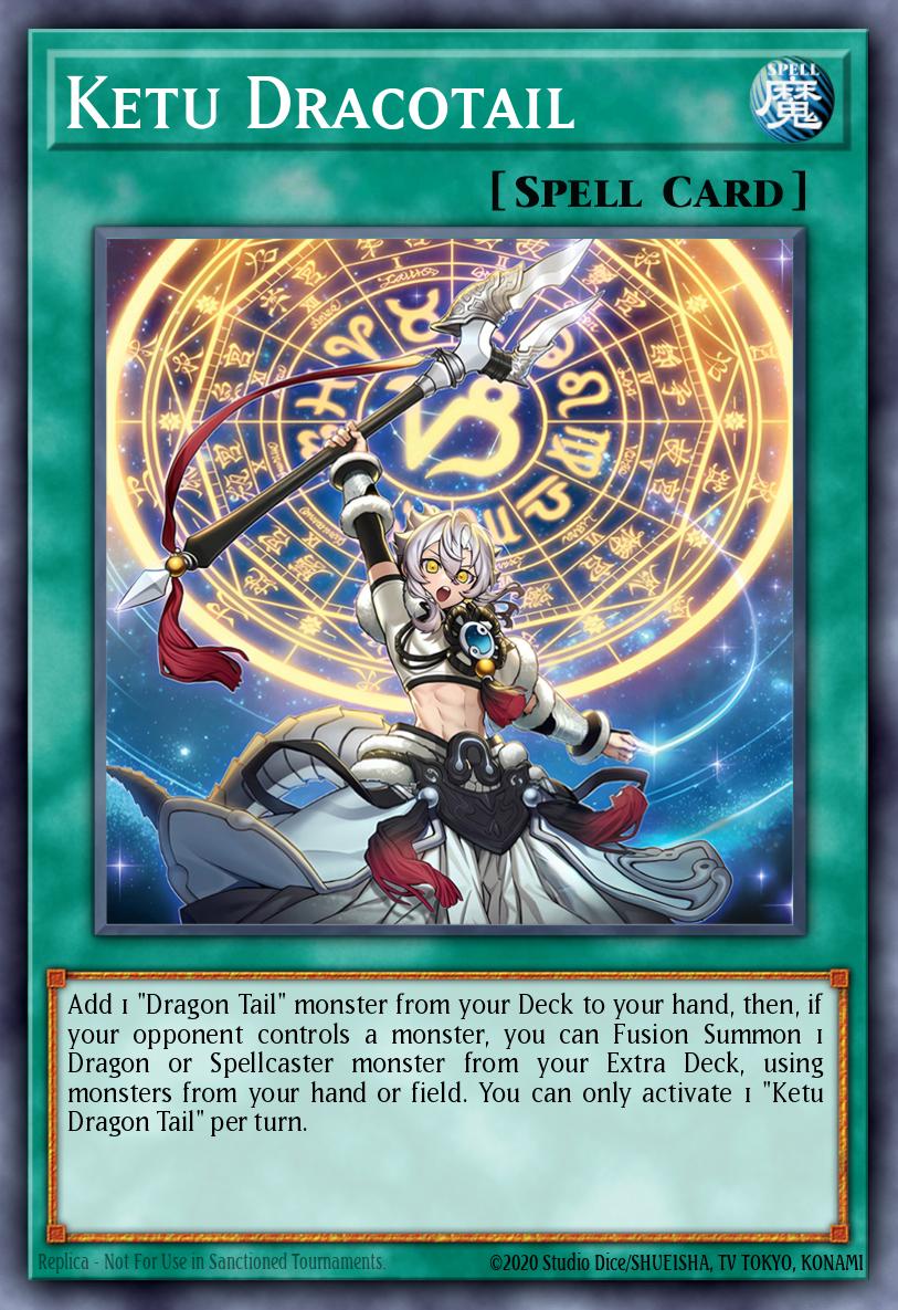 JUSH-EN008 - Ketu Dracotail - Super Rare - Justice Hunters