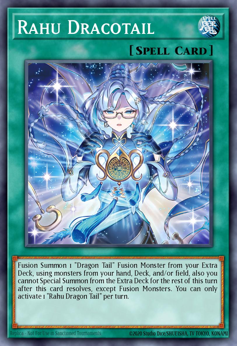 JUSH-EN009 - Rahu Dracotail - Super Rare - Justice Hunters